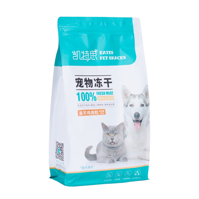 애완동물 동결건조 고양이 개 간식 닭 닭가슴살 동결건조