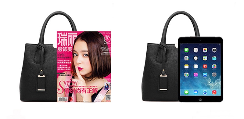 여성 PU 가죽 핸드백 숙녀 대형 토트 백 여성 스퀘어 숄더 백 Bolsas Femininas Sac 새로운 패션 크로스 바디 백 - imaget 36