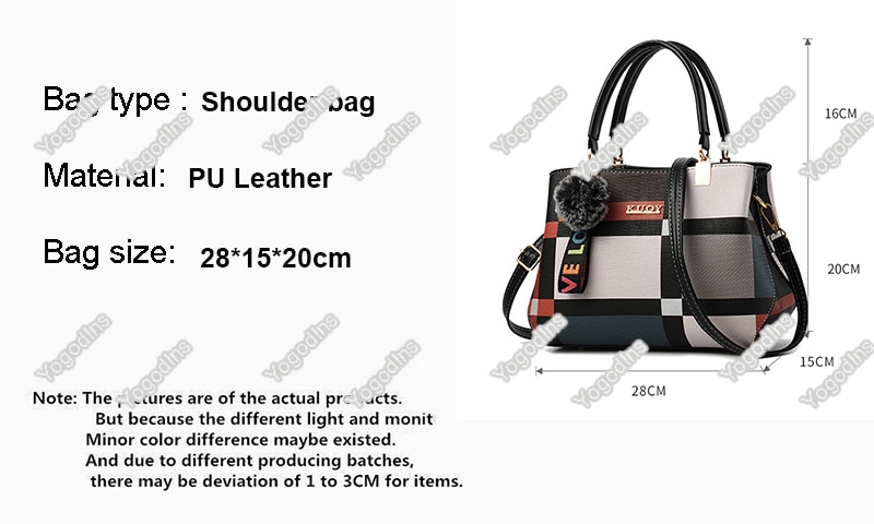 여성을위한 럭셔리 빈티지 어깨 가방 멀티 포켓 Pu 가죽 크로스 바디 백 메신저 핸드백 토트 지갑 bolsa feminina - imaget 2