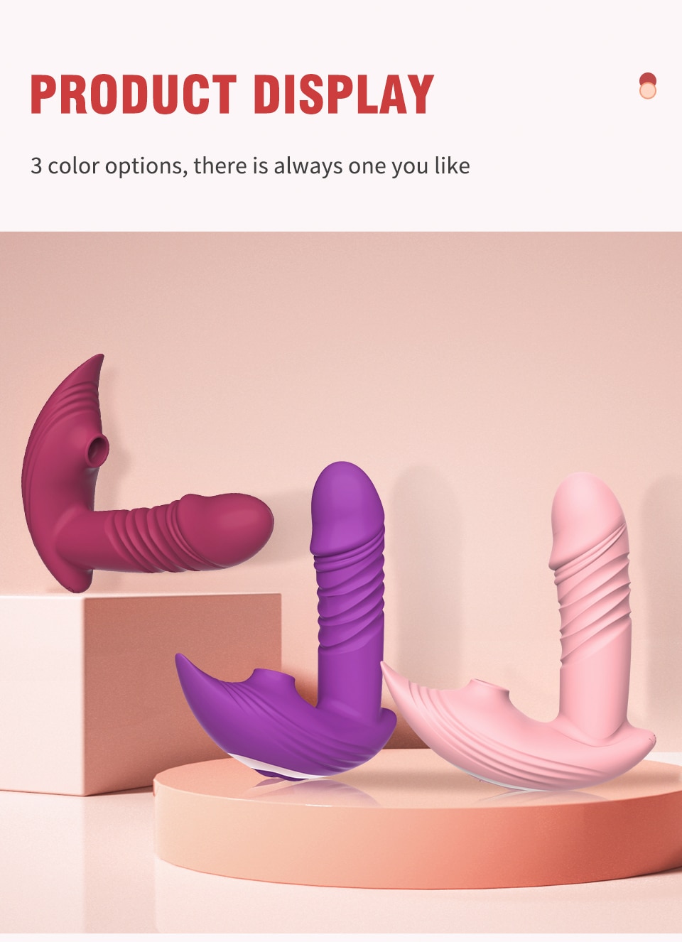 여성을위한 빠는 진동기 무선 원격 제어 텔레스코픽 진동 Clit Sucker 섹스 토이 for 여성 여성 자위 - imaget 14