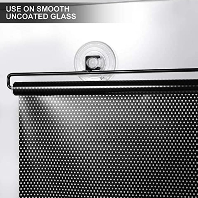 유니버설 롤러 블라인드 흡입 컵 차양 블랙 아웃 커튼 자동차 침실 주방 사무실 Windows Sun-shading Nail-free Sun Blind - imaget 5