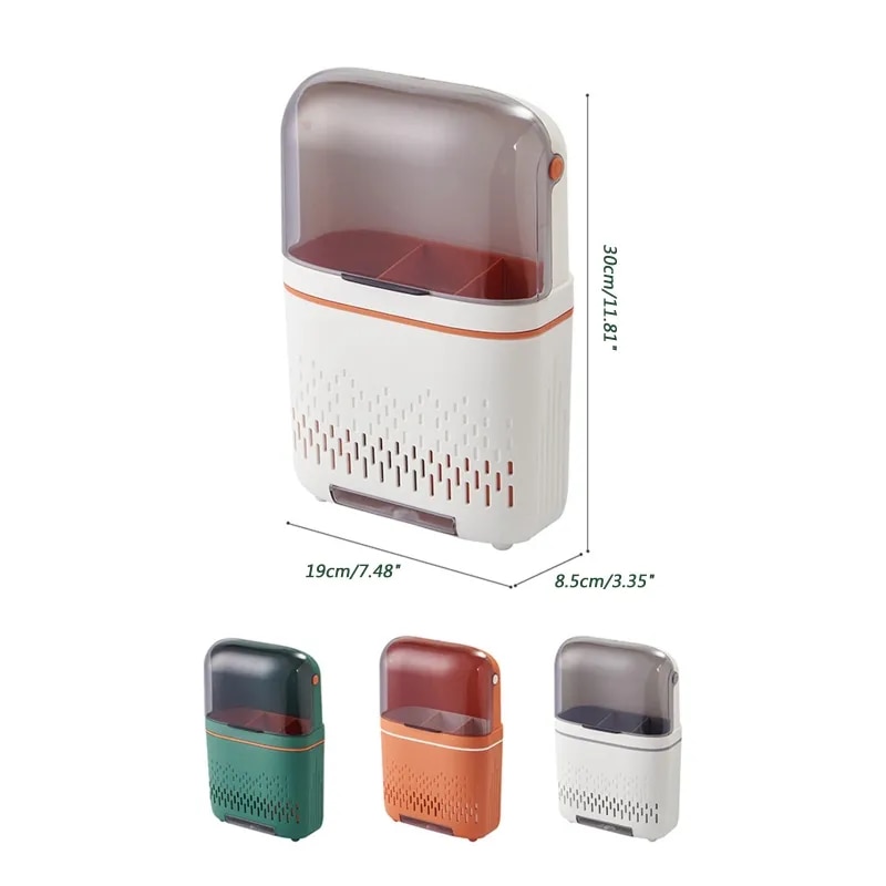 크리 에이 티브 벽 마운트 중공 드레인 젓가락 케이지 다기능 스토리지 랙 걸레 랙 나이프 홀더 주방 Supplie