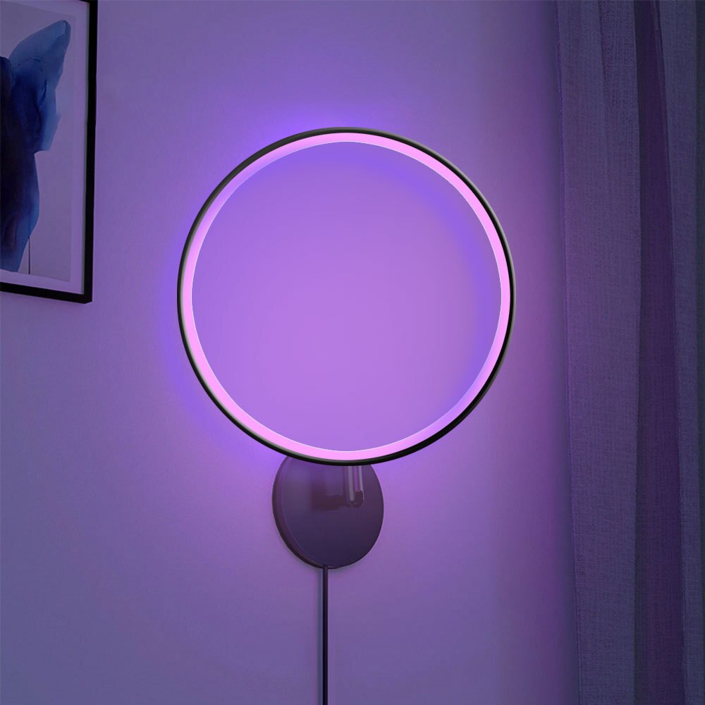 크리 에이 티브 스마트 네온 나이트 라이트 USB RGB 데스크탑 분위기 테이블 램프 블루투스 벽 램프 게임 룸 침실 장식에 적합 - imaget 8