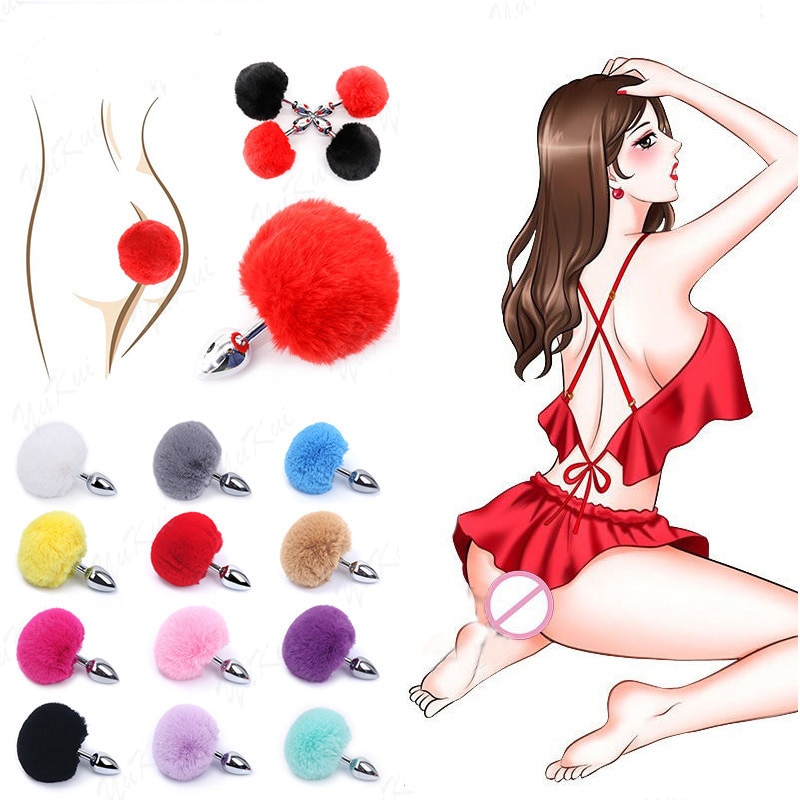 폭스 테일 아날 플러그 엉덩이 플러그 금속 성인 용품 여성 커플을위한 항문 섹스 토이 남성 성인 게임 성인을위한 섹스 샵 완구18