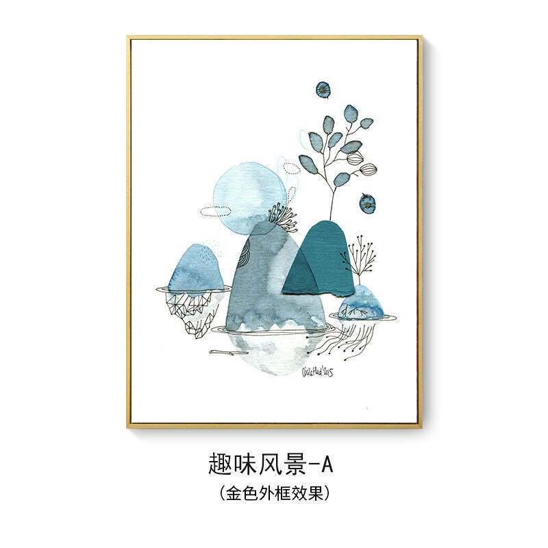 현대 전기 미터 상자 장식 액세서리 그림 홈 거실 벽 아트 인쇄 장식 그림 유압 포스터 프레임 - imaget 32